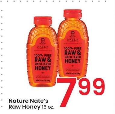 Nature Nate's Raw Honey - 16 oz.