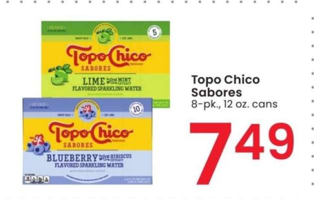 Topo Chico Sabores - 8 - pk., 12 oz. cans