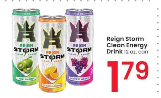 Reign Storm Clean Energy Drink - 12 oz. can