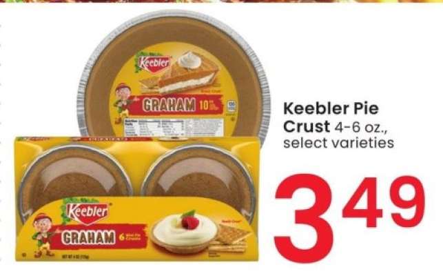 Keebler Pie Crust - 4-6 oz., select varieties