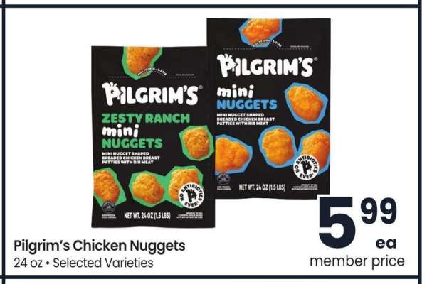 Pilgrim's Chicken Nuggets - 24 oz • Selected Varieties