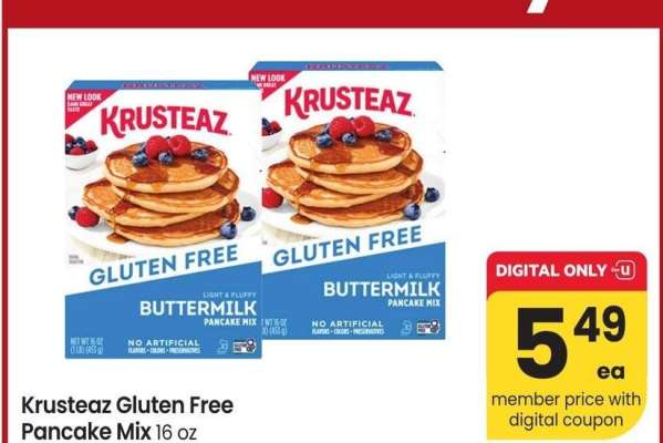 Krusteaz Gluten Free Pancake Mix - 16 oz