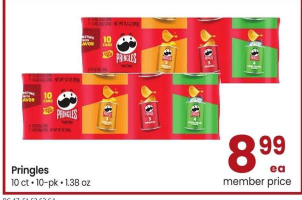 Pringles - 10 ct • 10 - pk • 1.38 oz