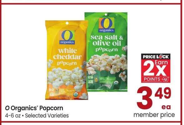 O Organics® Popcorn - 4-6 oz • Selected Varieties