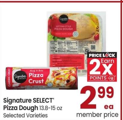 Signature SELECT® Pizza Dough - 13.8-15 oz, Selected Varieties