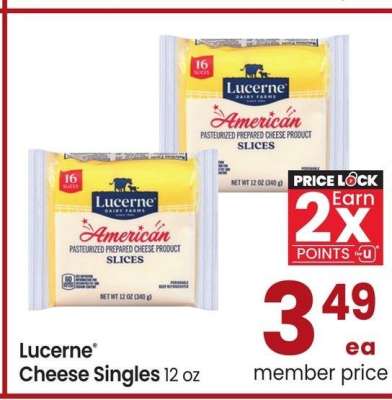 Lucerne® Cheese Singles - 12 oz