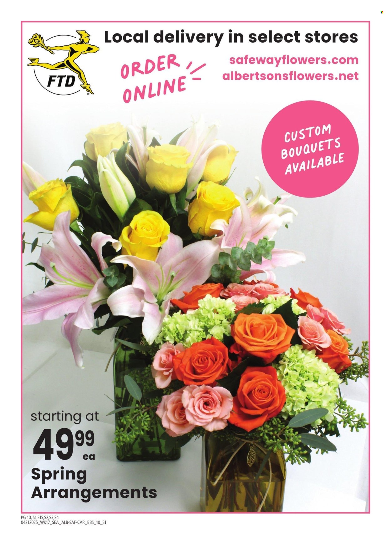 Albertsons ad - 04/21/2025 - 05/18/2025. Page 1