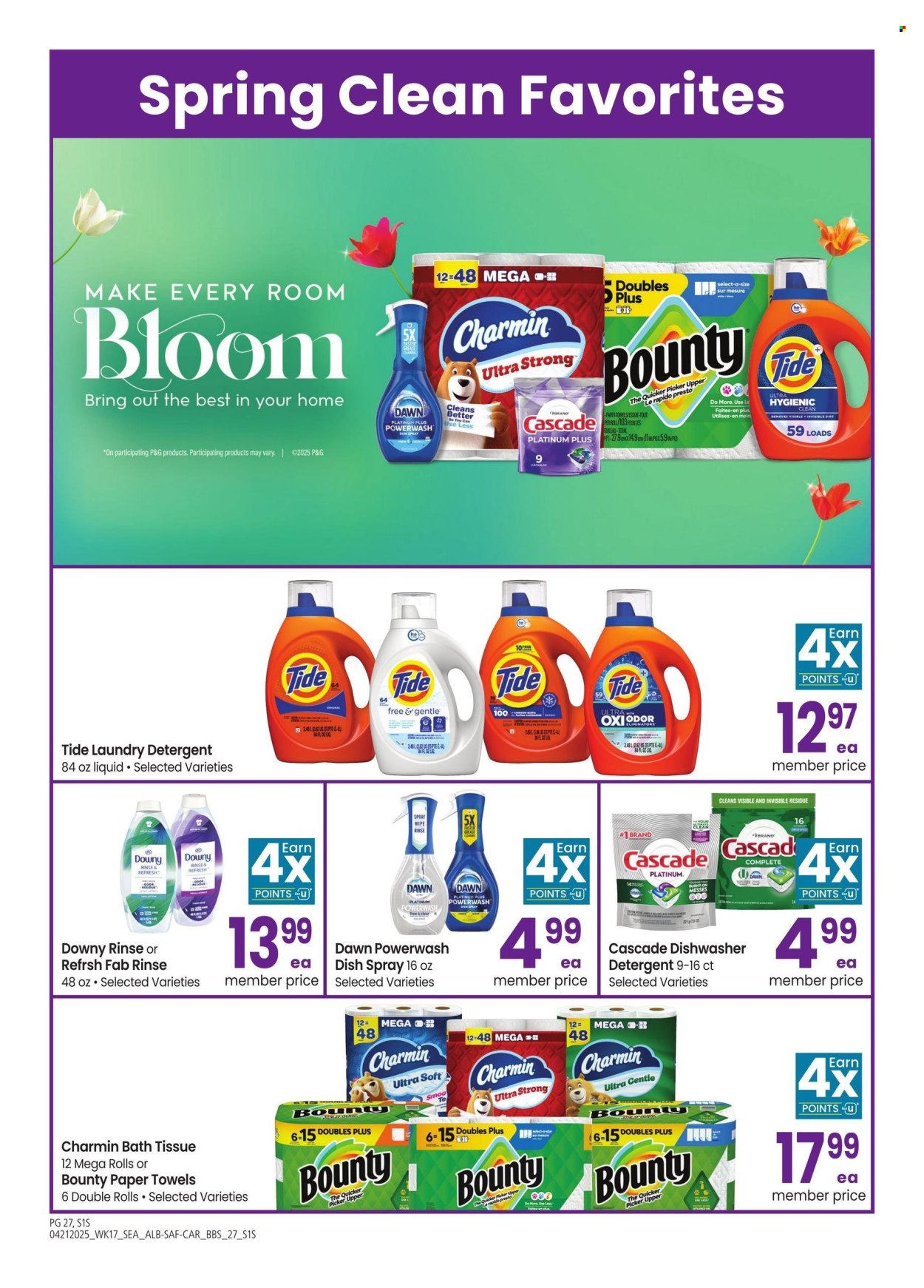 Albertsons ad - 04/21/2025 - 05/18/2025. Page 1