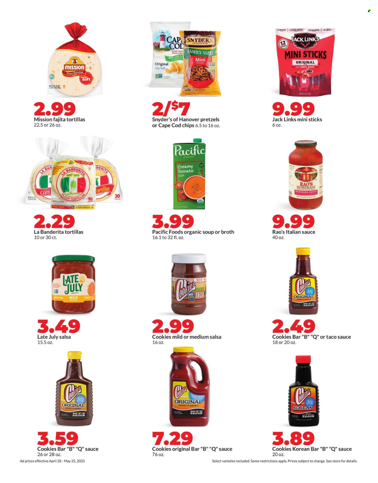 Hy-Vee ad - 04/28/2025 - 05/25/2025. Page 1