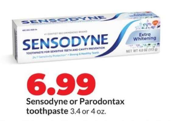Sensodyne or parodontax Toothpaste