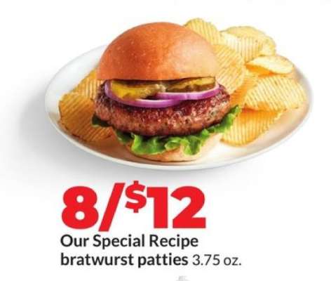 Our Special Recipe bratwurst patties