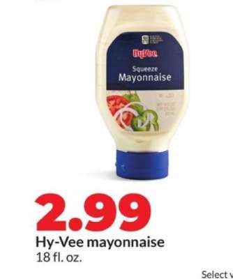 Hy-Vee mayonnaise