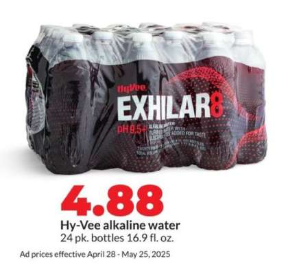 Hy-Vee alkaline water