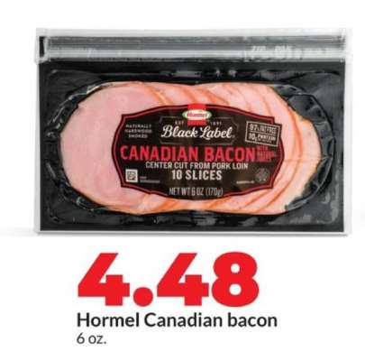 Hormel Canadian Bacon