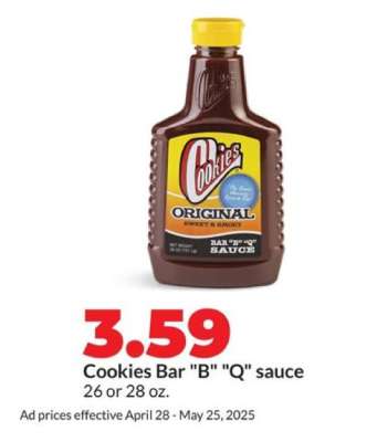 Cookies Bar "B" "Q" sauce