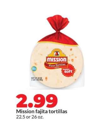 Mission Fajita Tortillas