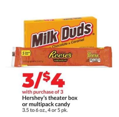 Hershey’s theater box or multipack candy