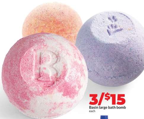 Basin large bath bomb