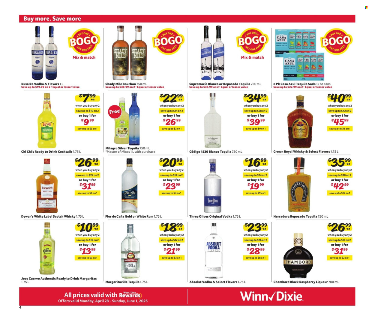 Winn Dixie ad - 04/28/2025 - 06/01/2025. Page 1