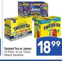 Twisted Tea or Jumex - 12 Pack, 12 oz. Cans, Select Varieties