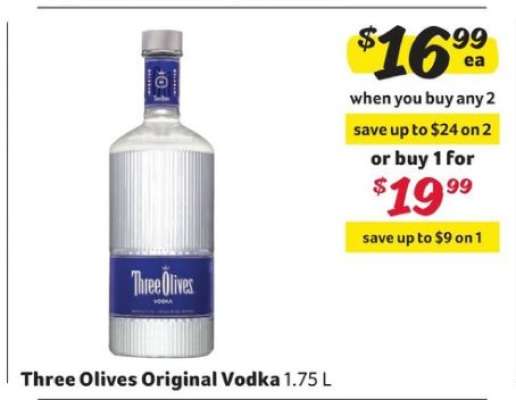 Three Olives Original Vodka