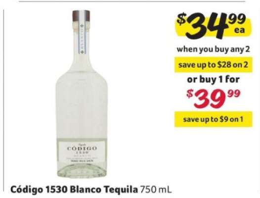 Código 1530 Blanco Tequila