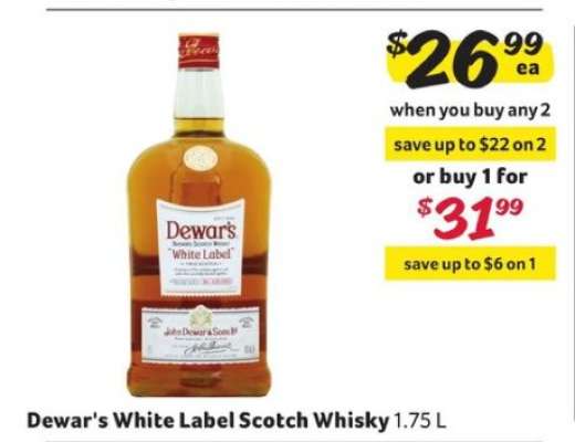Dewar's White Label Scotch Whisky