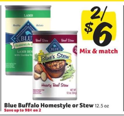 Blue Buffalo Homestyle or Stew