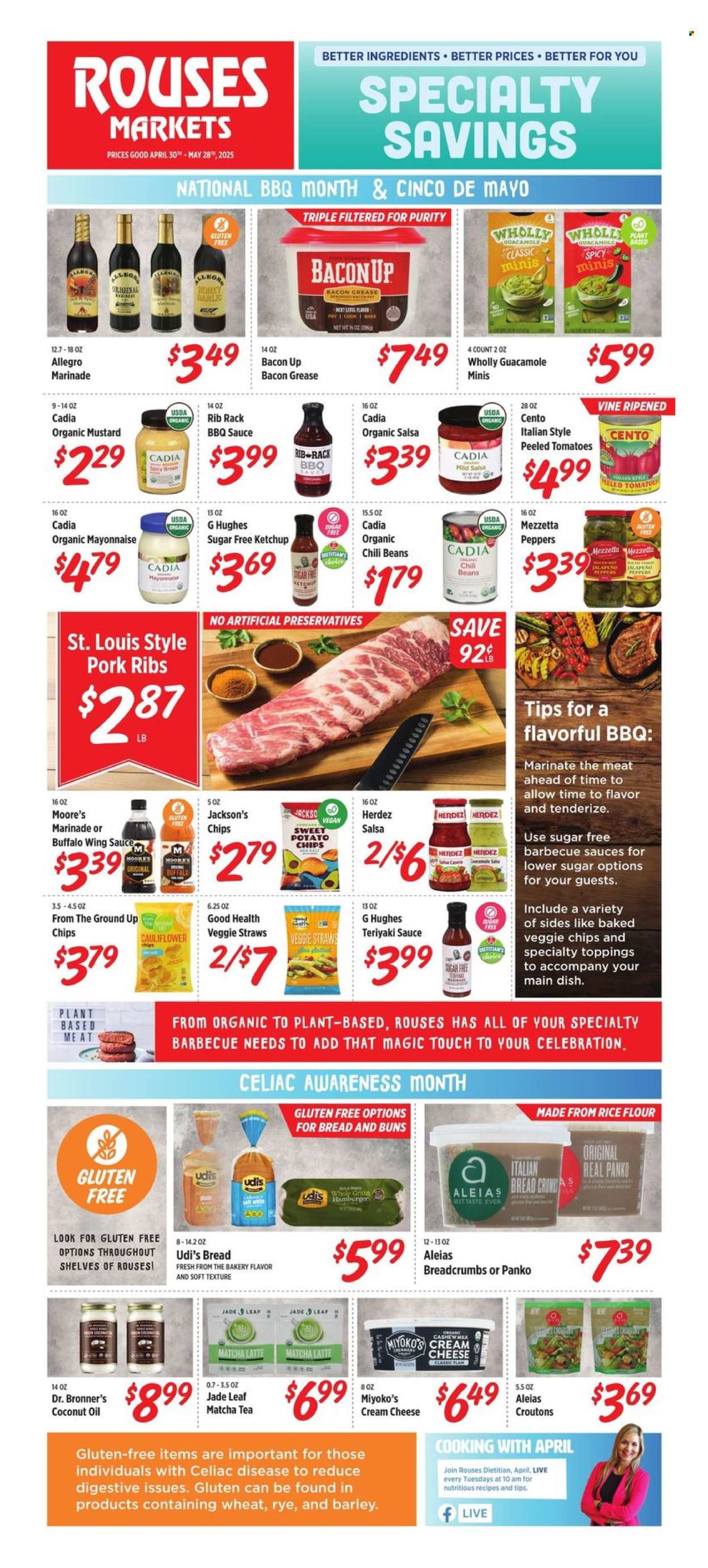 Rouses Markets ad - 04/30/2025 - 05/28/2025. Page 1