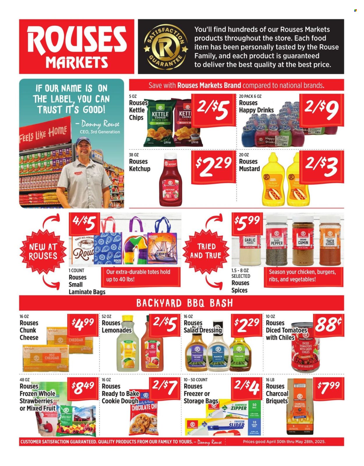 Rouses Markets ad - 04/30/2025 - 05/28/2025. Page 1