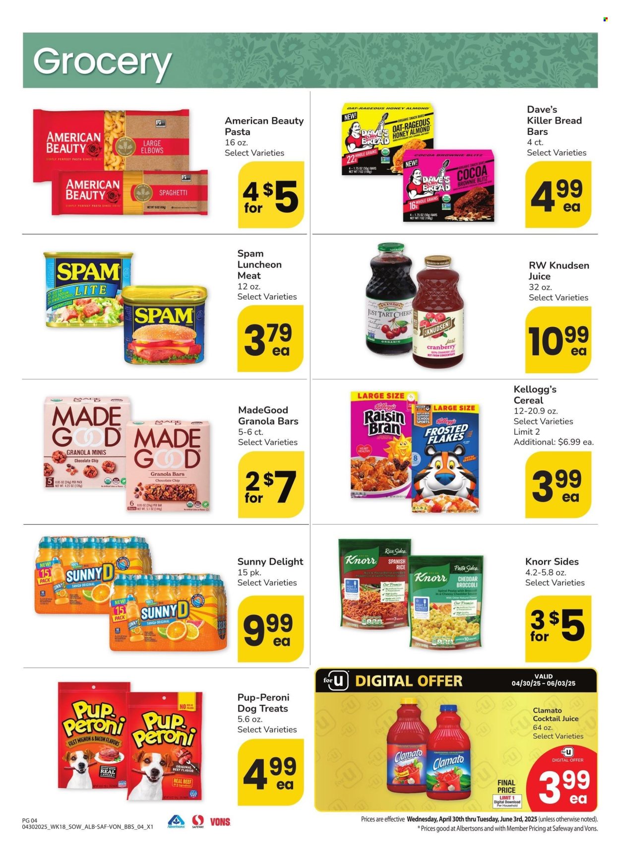 Albertsons ad - 04/30/2025 - 06/03/2025. Page 1