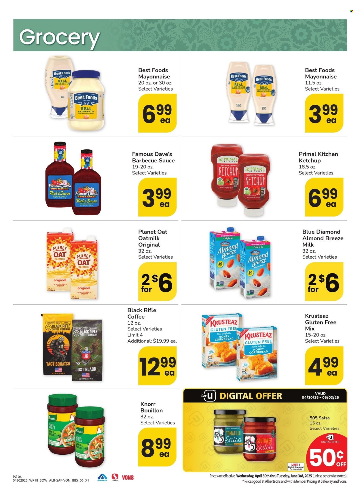 Albertsons ad - 04/30/2025 - 06/03/2025. Page 1
