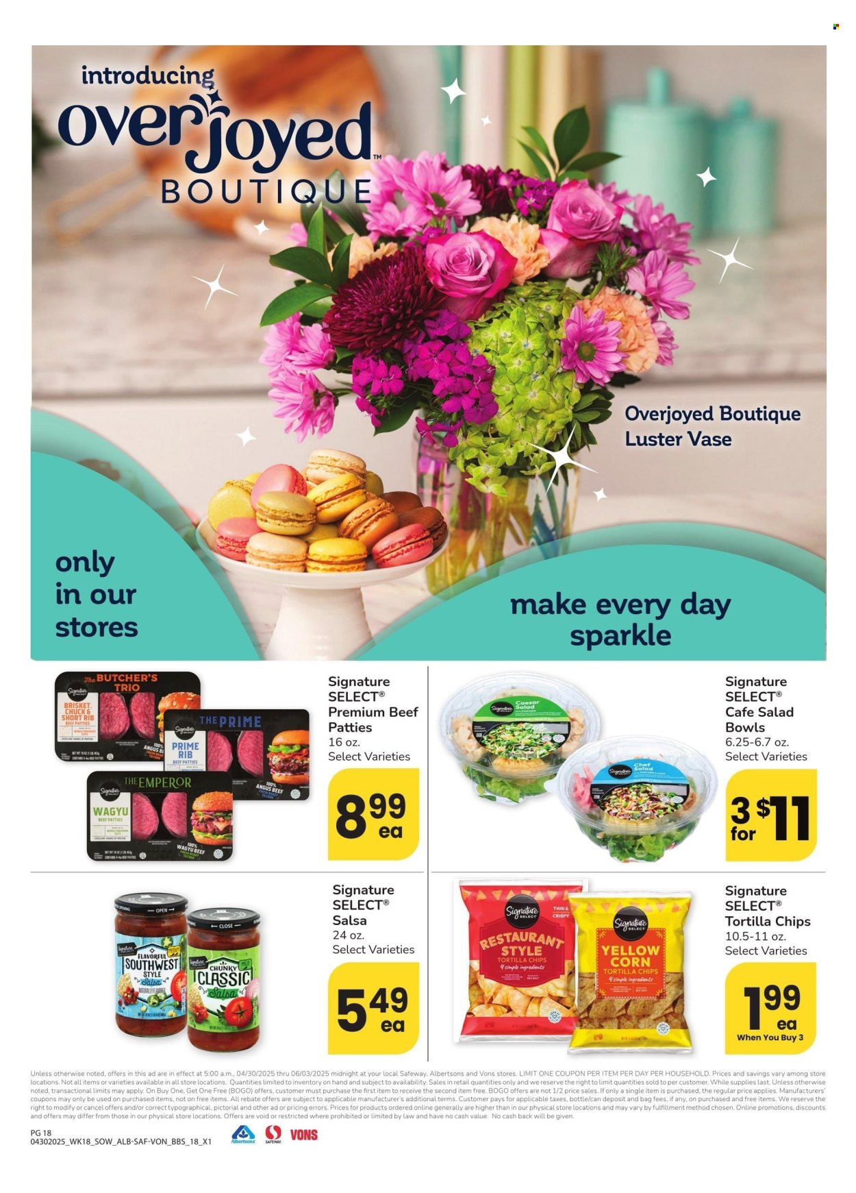 Albertsons ad - 04/30/2025 - 06/03/2025. Page 1