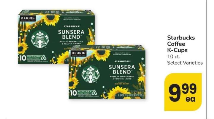 Starbucks Coffee K-Cups - 10 ct. 
Select Varieties