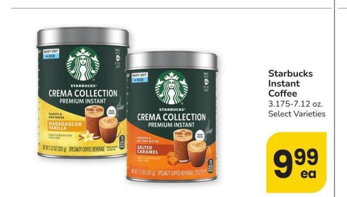Starbucks Instant Coffee - 3.175-7.12 oz. Select Varieties