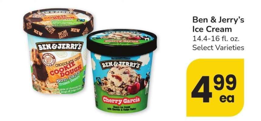 Ben & Jerry's Ice Cream - 14.4-16 fl. oz. Select Varieties