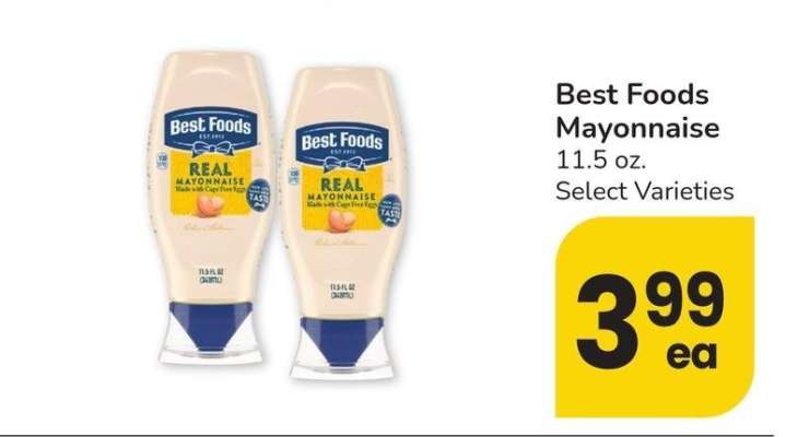 Best Foods Mayonnaise - 11.5 oz. 
Select Varieties