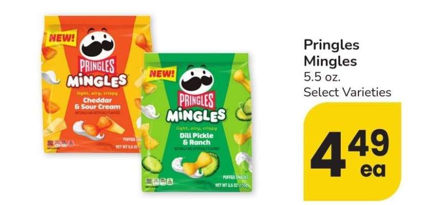 Pringles Mingles - 5.5 oz. Select Varieties