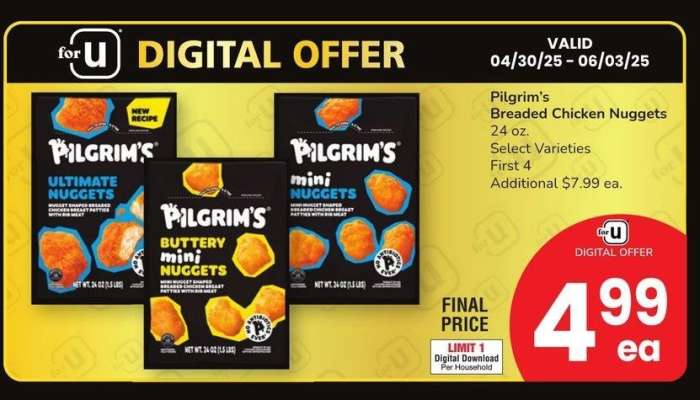Pilgrim's Breaded Chicken Nuggets - 24 oz. Select Varieties