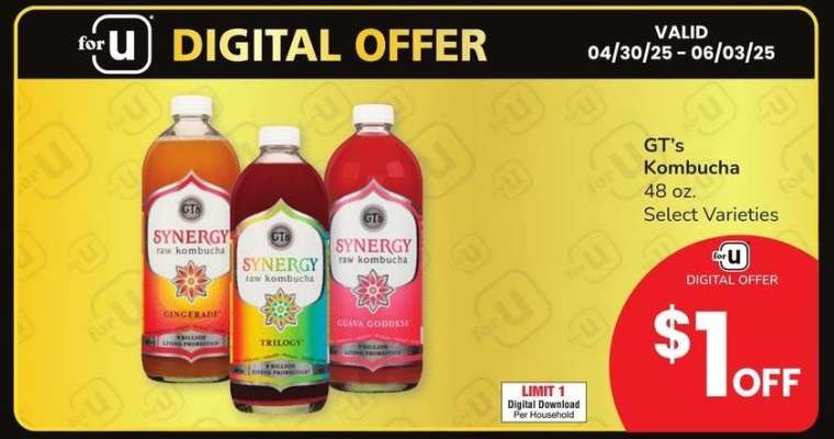 GT's Kombucha - 48 oz. Select Varieties