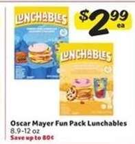 Oscar Mayer Fun Pack Lunchables
