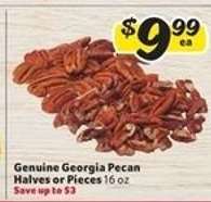 Genuine Georgia Pecan Halves or Pieces