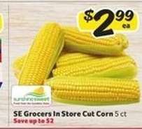 SE Grocers In Store Cut Corn