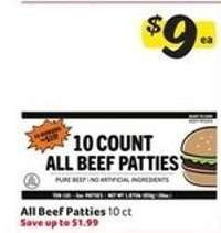 All Beef Patties