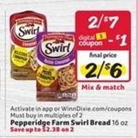 Pepperidge Farm Swirl Bread