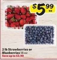 Strawberries or Blueberries
