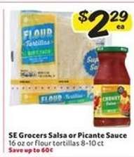 SE Grocers Salsa or Picante Sauce