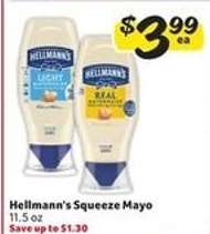 Hellmann's Squeeze Mayo