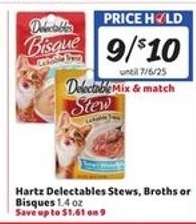 Hartz Delectables Stews, Broths or Bisques