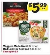 Veggies Made Great or Red Lobster Seafood